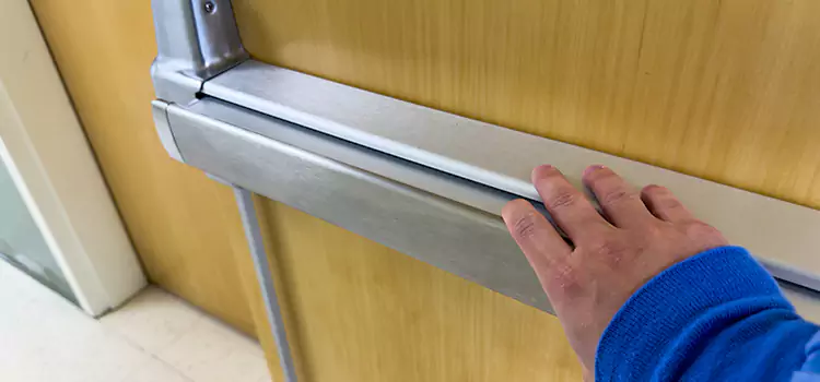 Installing a Push Bar on a Door McAlester